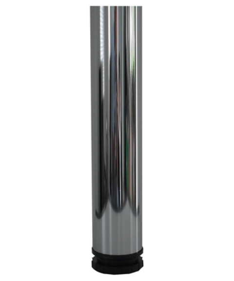 Tischbein Chrom poliert Höhe 820 mm TFD23