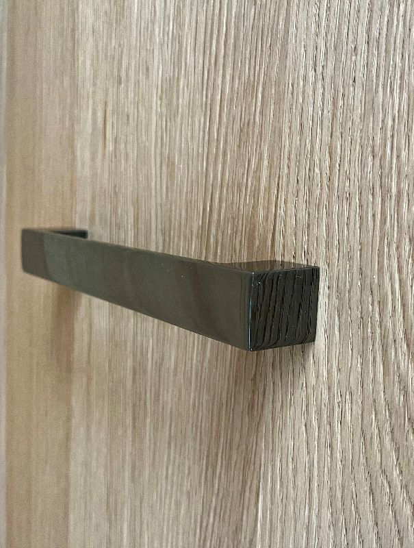 Möbelgriff Nickel Schwarz Glanz BA 160 mm Bill
