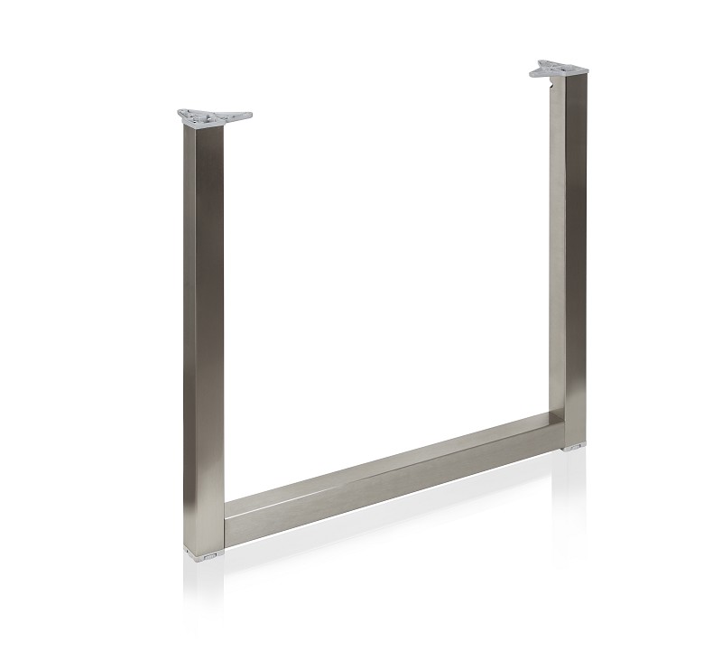 Tischgestell Kufe Edelstahl Optik H 710 mm | B 780 mm