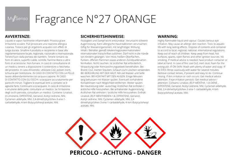 My Senso 2er Pack Nachfüller Raumduft N°27 Orange
