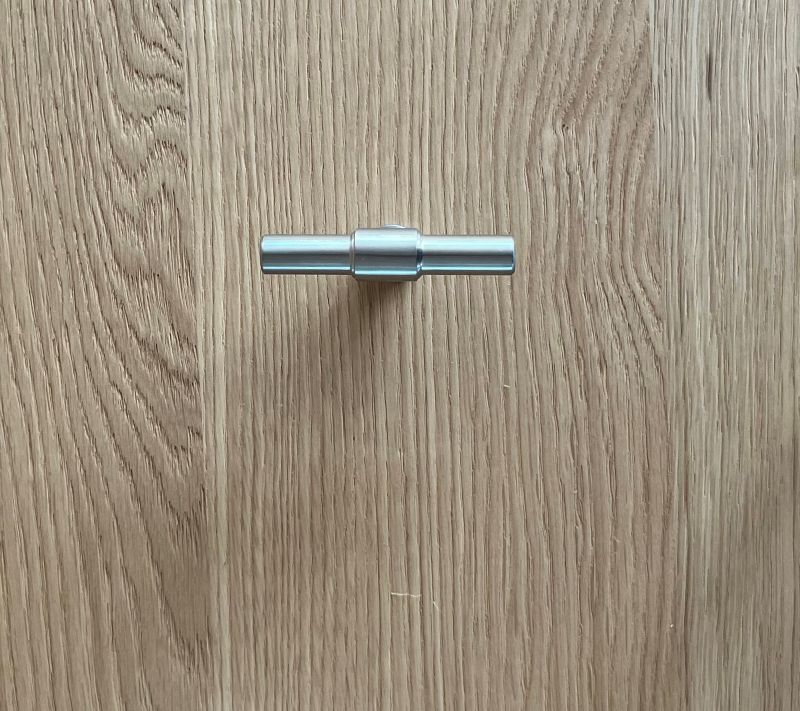 Möbelknopf Knot Edelstahl Optik