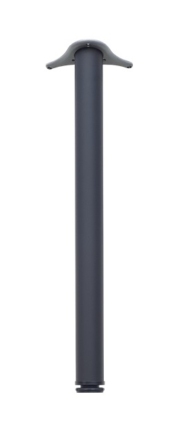 Tischbein Schwarz matt Höhe 710 mm TFD23