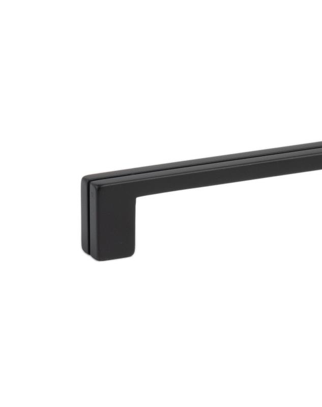 Möbelgriff Schwarz matt BA 160 mm Mario