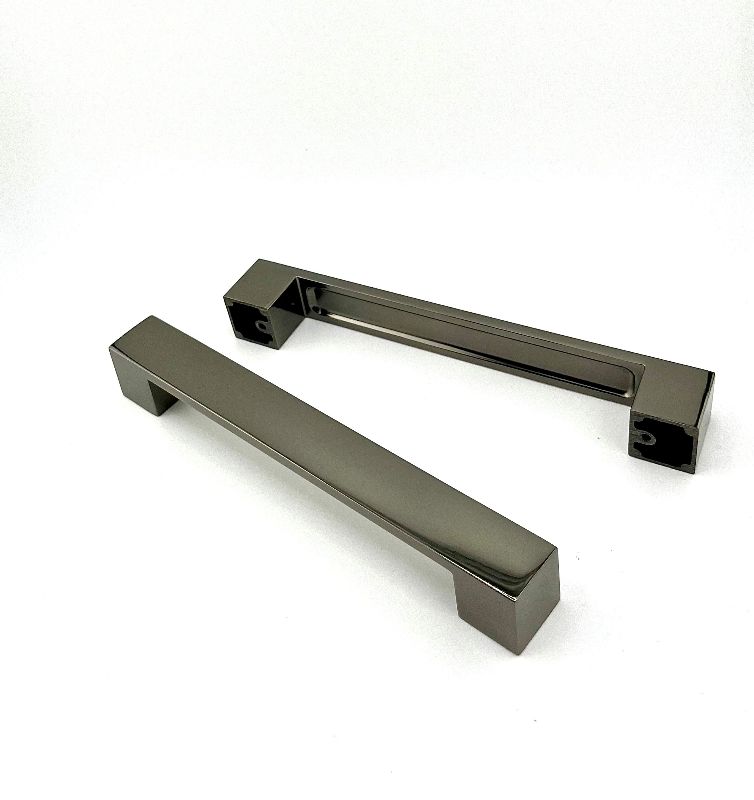 Möbelgriff Nickel Schwarz Glanz BA 160 mm Bill