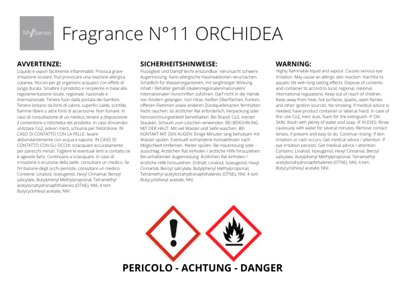 My Senso Nachfüller Raumduft N°11 Orchidea 240 ml