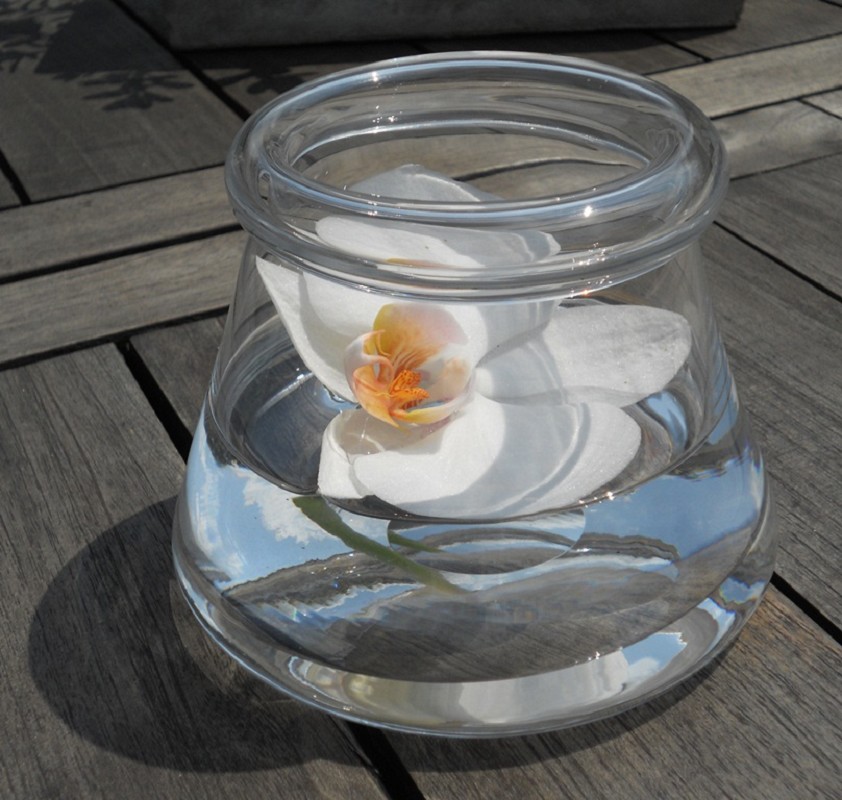 Potchelli Vase Sarah aus Glas mundgeblasen