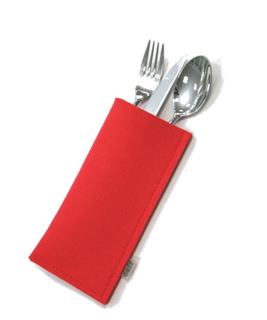 daff Filz Etui Bestecktasche Wassermelone (rot)