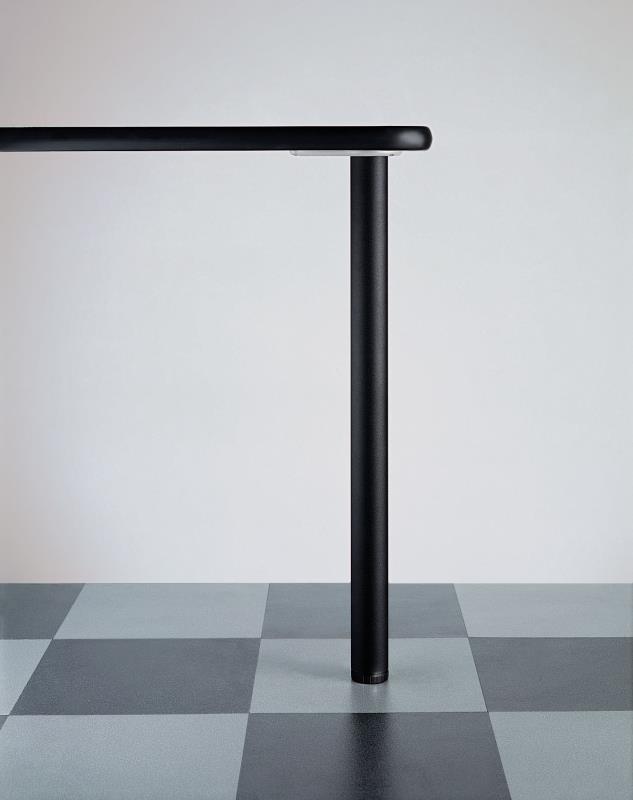 Tischbein Schwarz matt Höhe 1100 mm TFD23