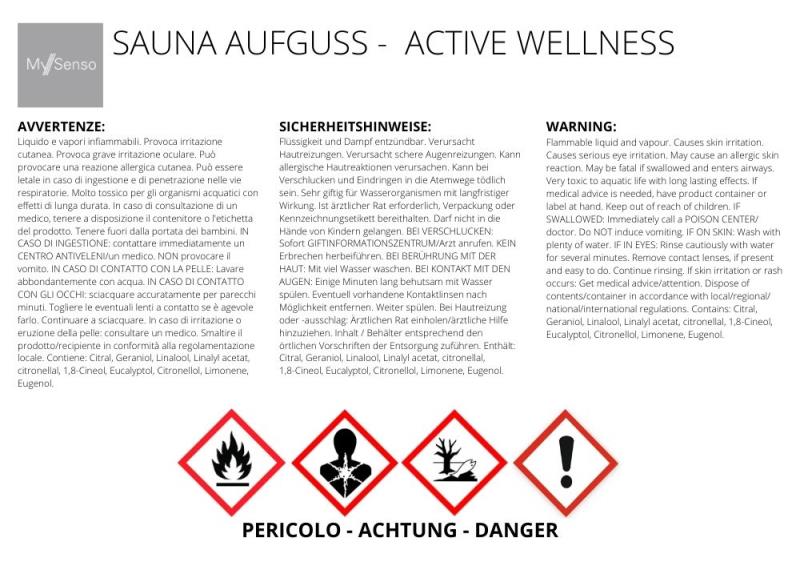 My Senso Saunaöl Saunaaufguss Active Wellness