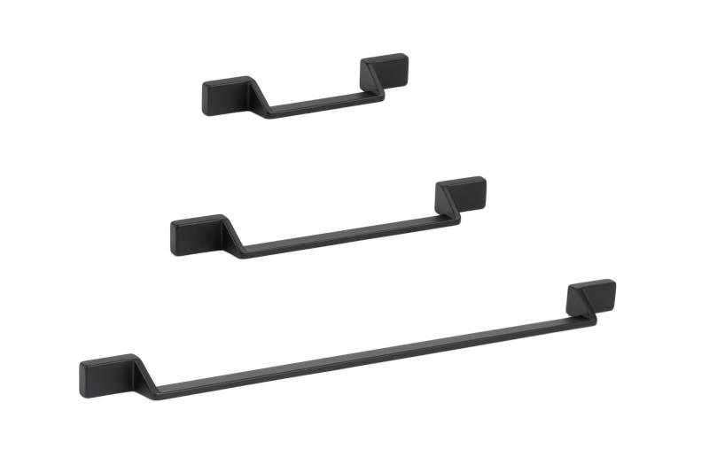 Möbelgriffe Schwarz matt BA 96-320 mm Pietro