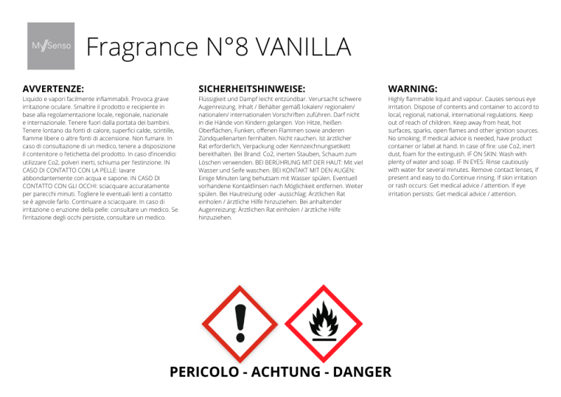 My Senso 2er Pack Nachfüller Raumduft N°8 Vanilla