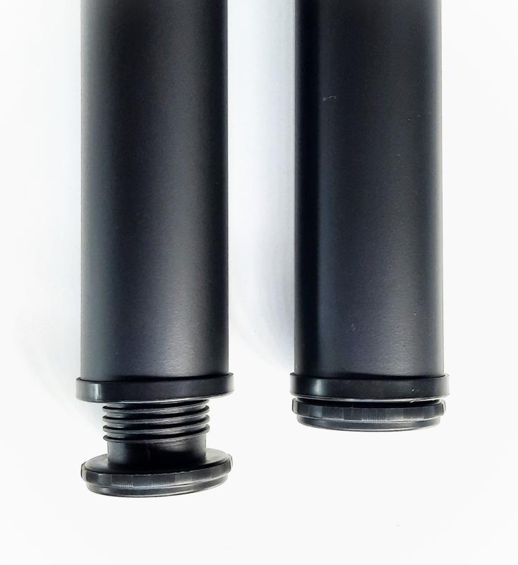 Tischbein Schwarz matt Höhe 820 mm TFD23