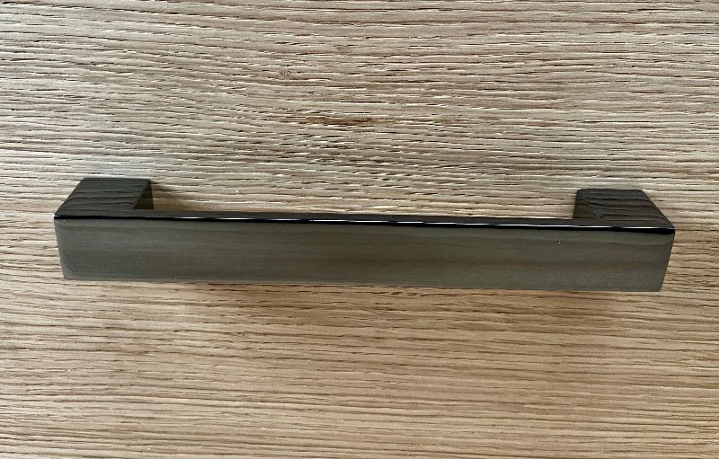 Möbelgriff Nickel Schwarz Glanz BA 160 mm Bill