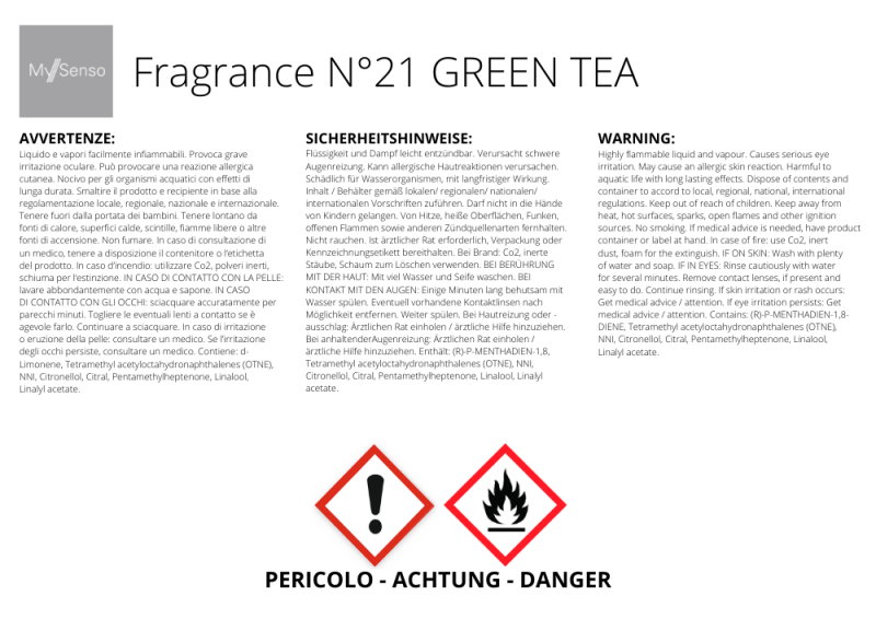 My Senso 2er Pack Nachfüller Raumduft N°21 Green Tea