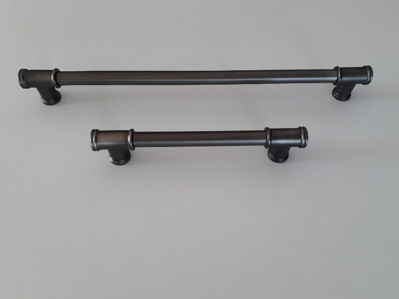 Möbelgriff BA 320 mm Schwarz gebürstet Frieda