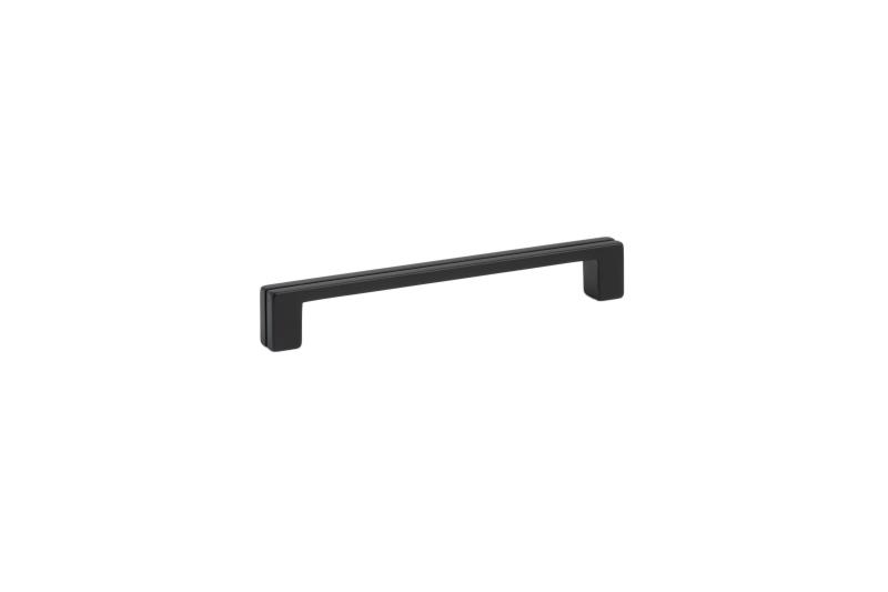 Möbelgriff Schwarz matt BA 160 mm Mario